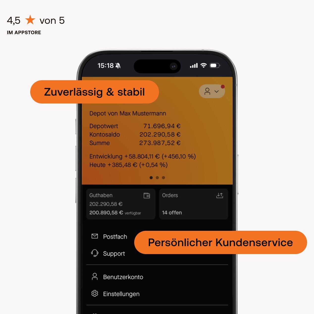 Zuverlässig und geschulter Kundenservice