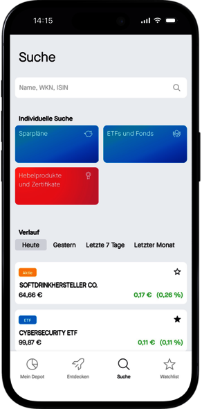 Mit wenigen Klicks zum Lieblingsprodukt