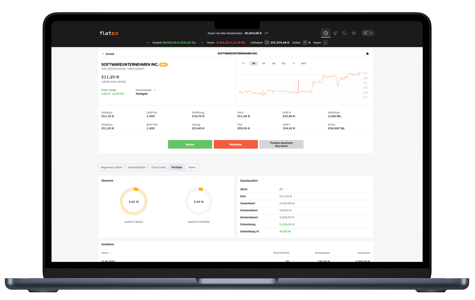 flatex next: Einfach Anlegen via App & Desktop | flatex.de