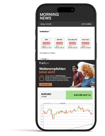 Device mit Screen der Morning News