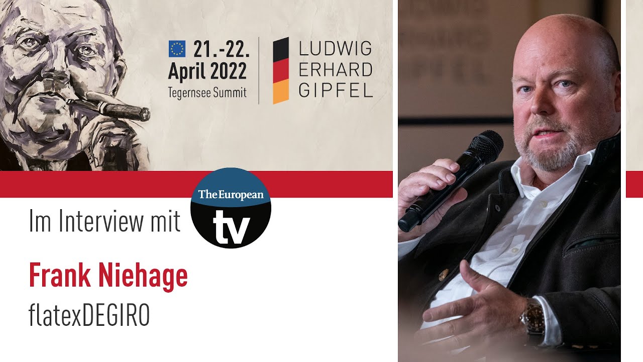 flatexDEGIRO CEO Frank Niehage im Interview mit The European TV